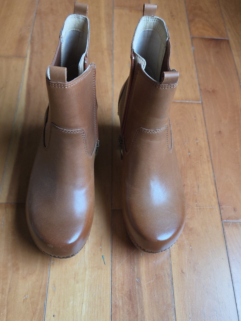 Dansko Brown Leather Ankle Boots Sz 38